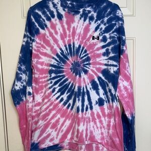 Simply Southern Tie-Dye Long Sleeve - Pink and Blue